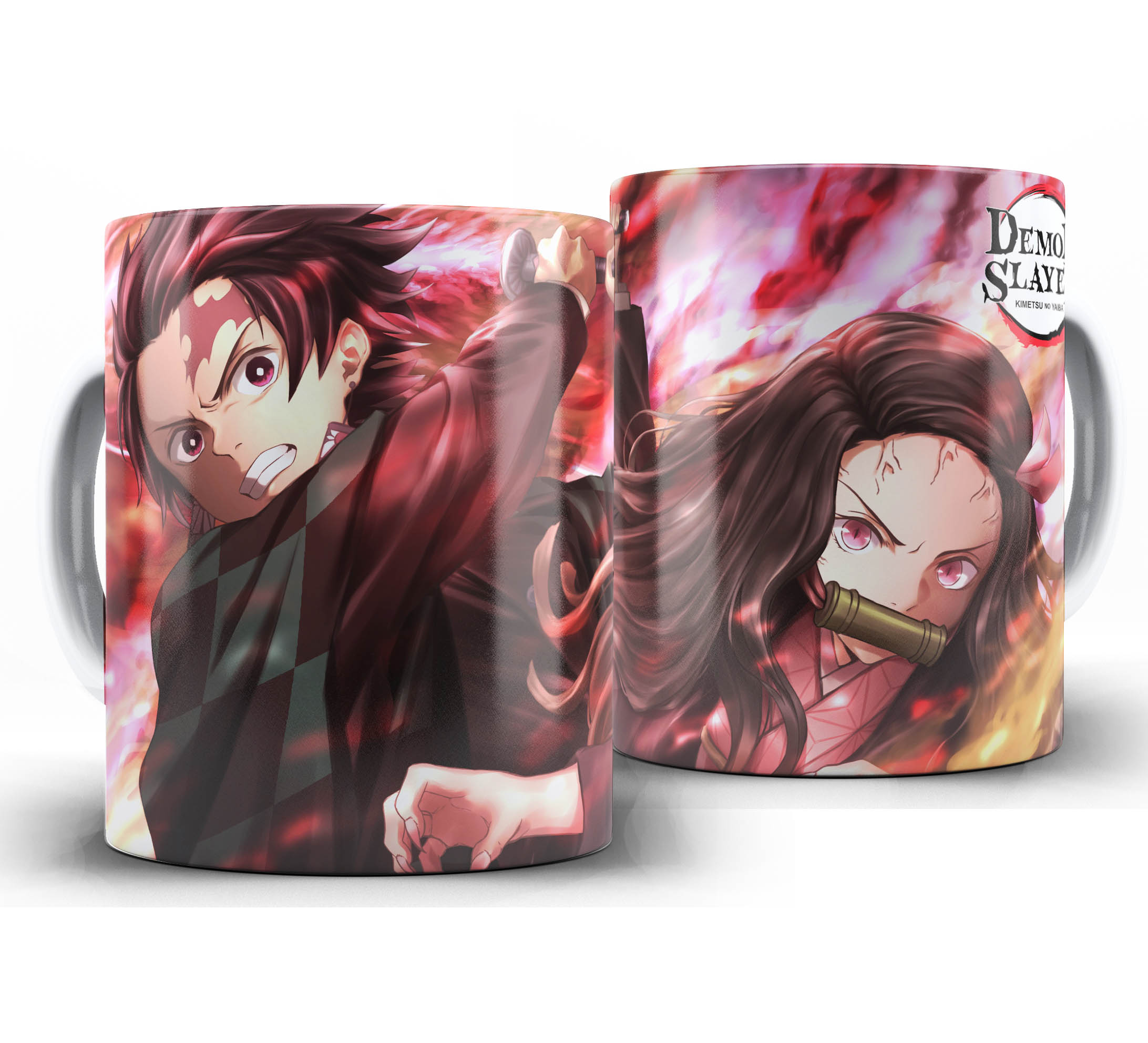 Caneca Anime - Demon Slayer Kimetsu no Yaiba W7 - Nezuko e Tanjiro